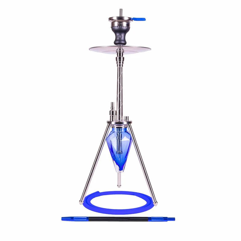 unio 001.01 spider hookah european shisha nargila blue color