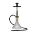 BYO Hookah Gemini X 5034 Modern Hookah with Sleek Design and Durable Glass Base

