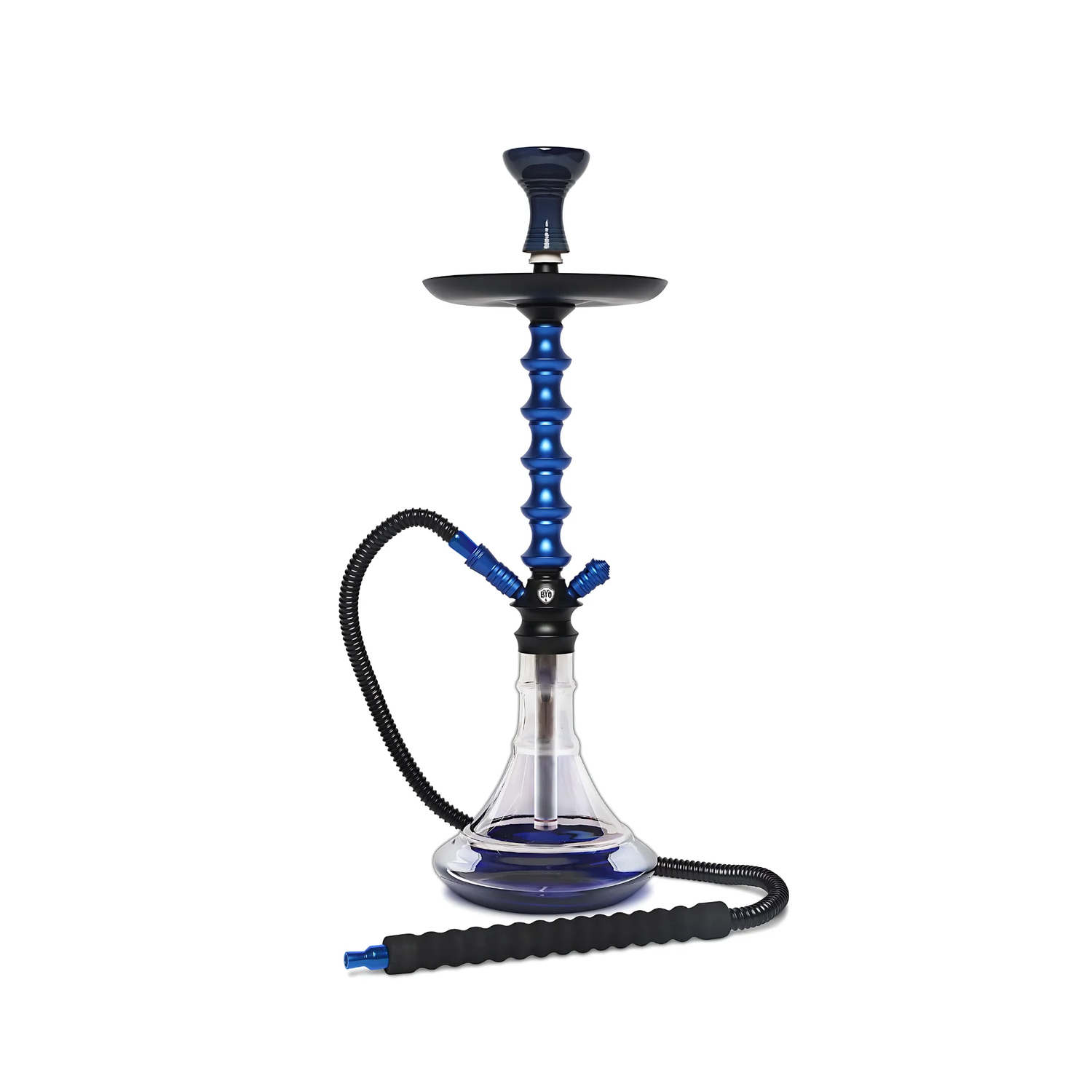 BYO Hookah Taurus 5003 modern premium hookah with sleek design and glass base

