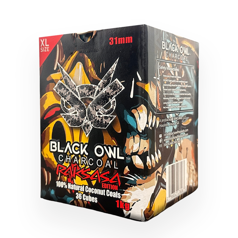 Black Owl Raksasa 31mm XL Size Charcoal 1KG