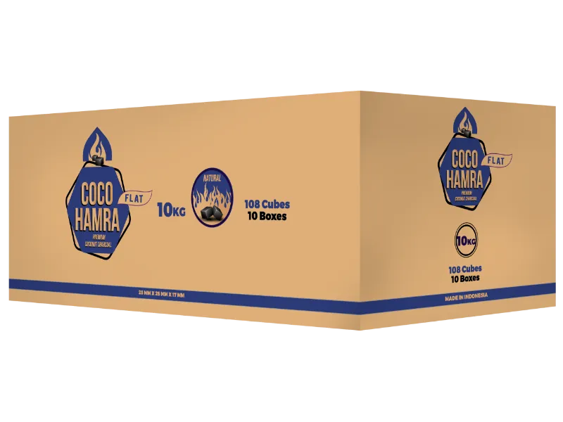 Coco Hamra Flat Cubes 10KG Lounge Package 1080 Cubes ( Master Case )
