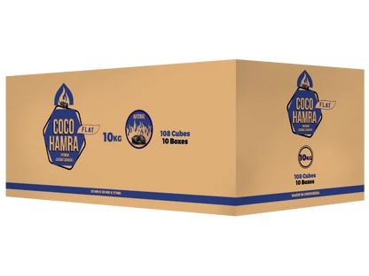 Coco Hamra Flat Cubes 10KG Lounge Package 1080 Cubes ( Master Case )