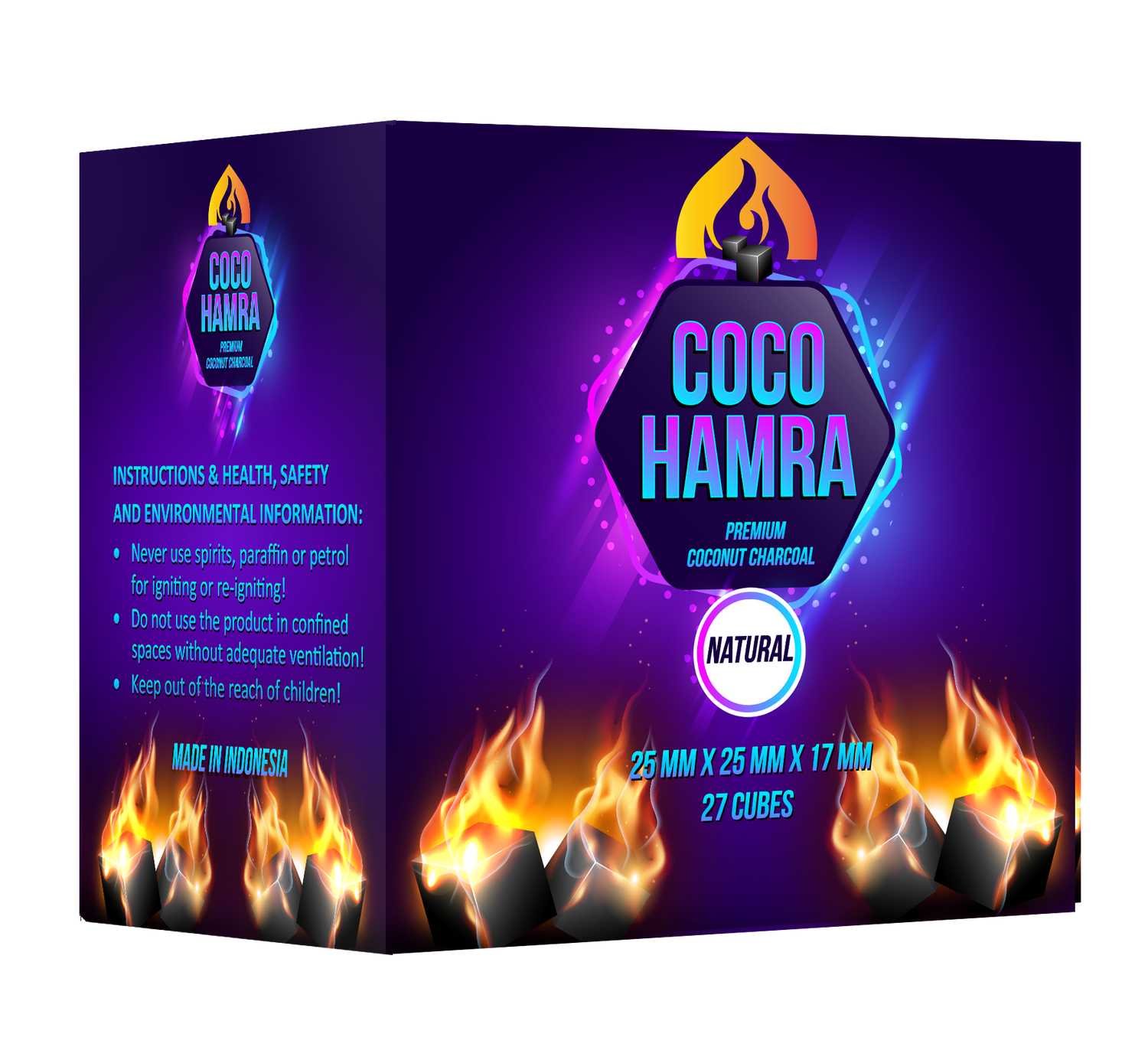 Coco Hamra 27 Small Cubes 40 Boxes 10kG Lounge Package ( Master case )