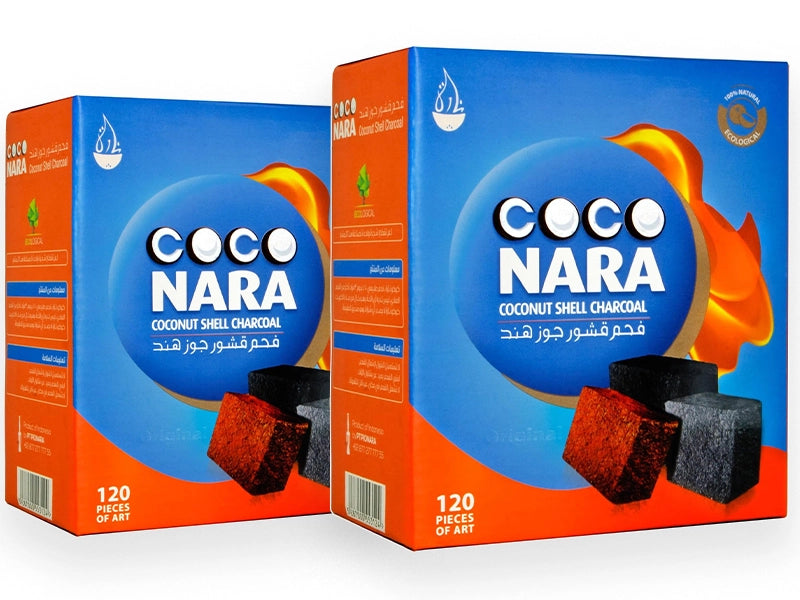 Coco Nara 120 Count - 2 Pack Bundle