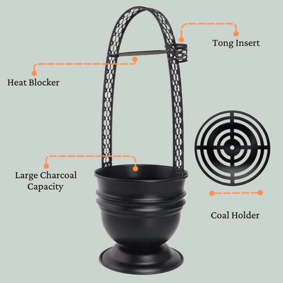 17&quot; Hookah Charcoal Holder Basket