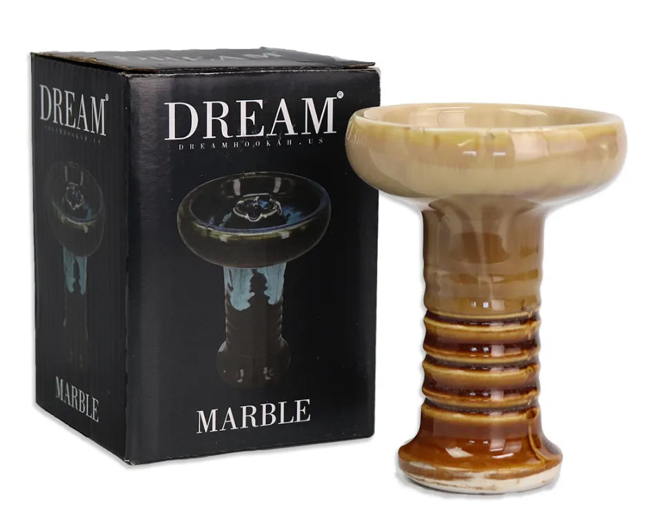 Dream Hookahs Funnel Marble Bowl