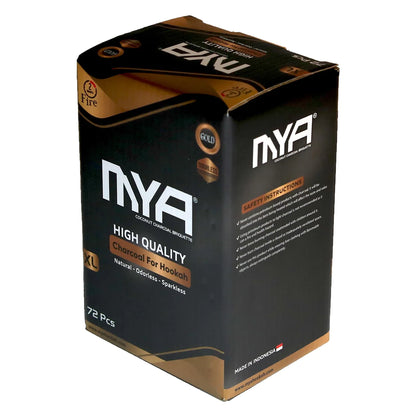 MYA Gold Charcoal XL 72 Pcs