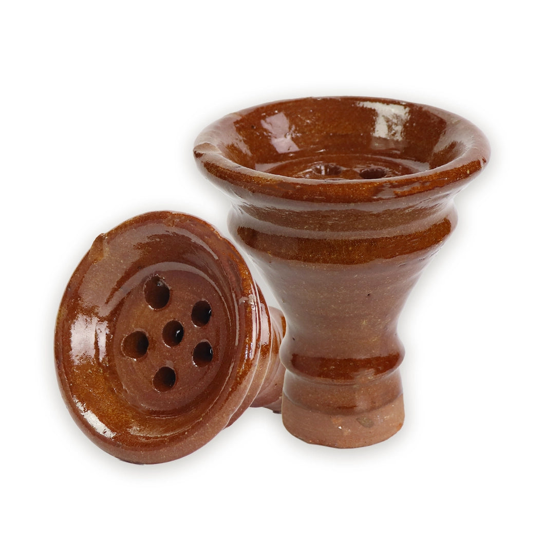 Egyptian Clay Hookah Bowl Medium 3.5&quot;