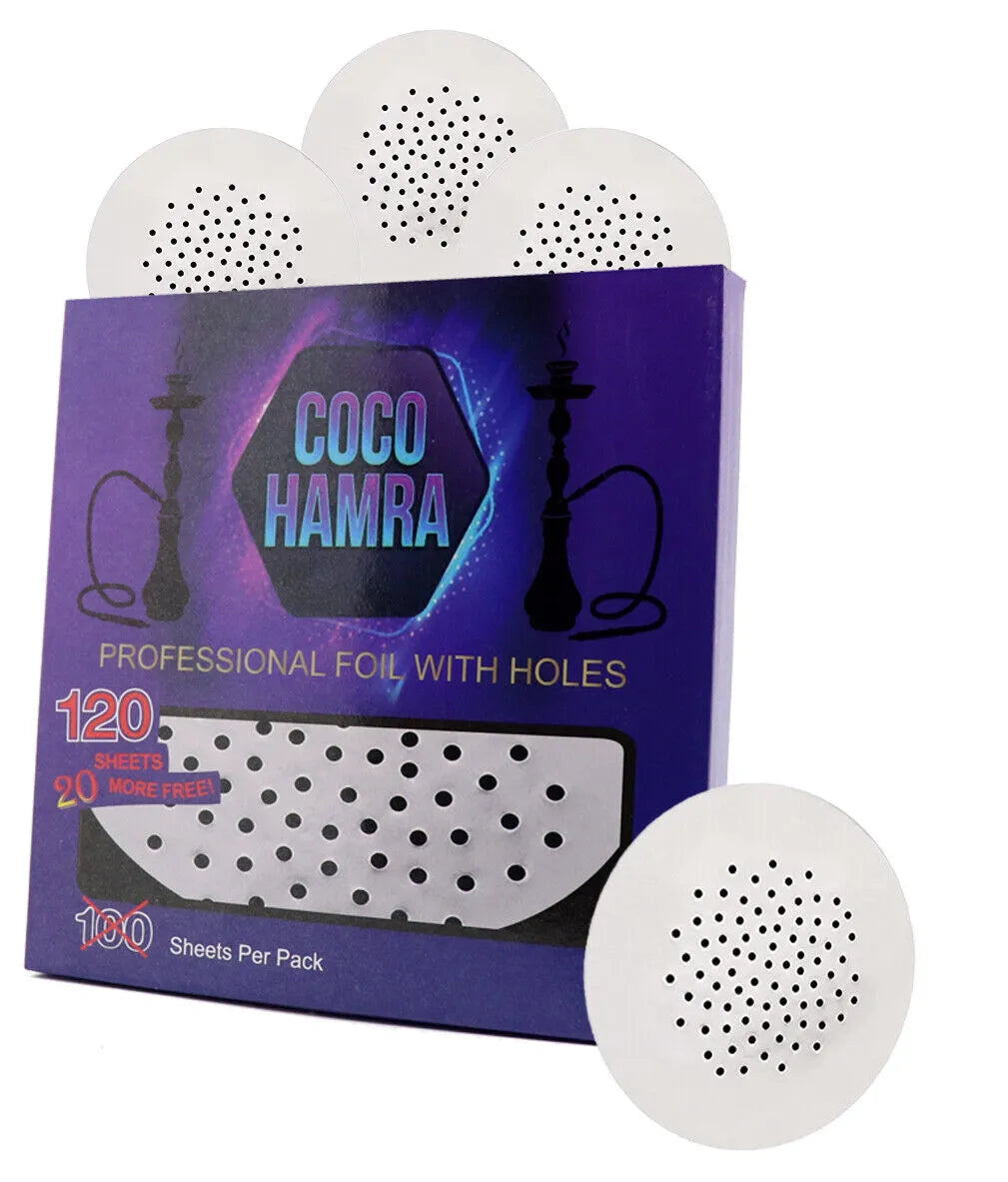 Coco Hamra Pre Punched Foil 120 Counts