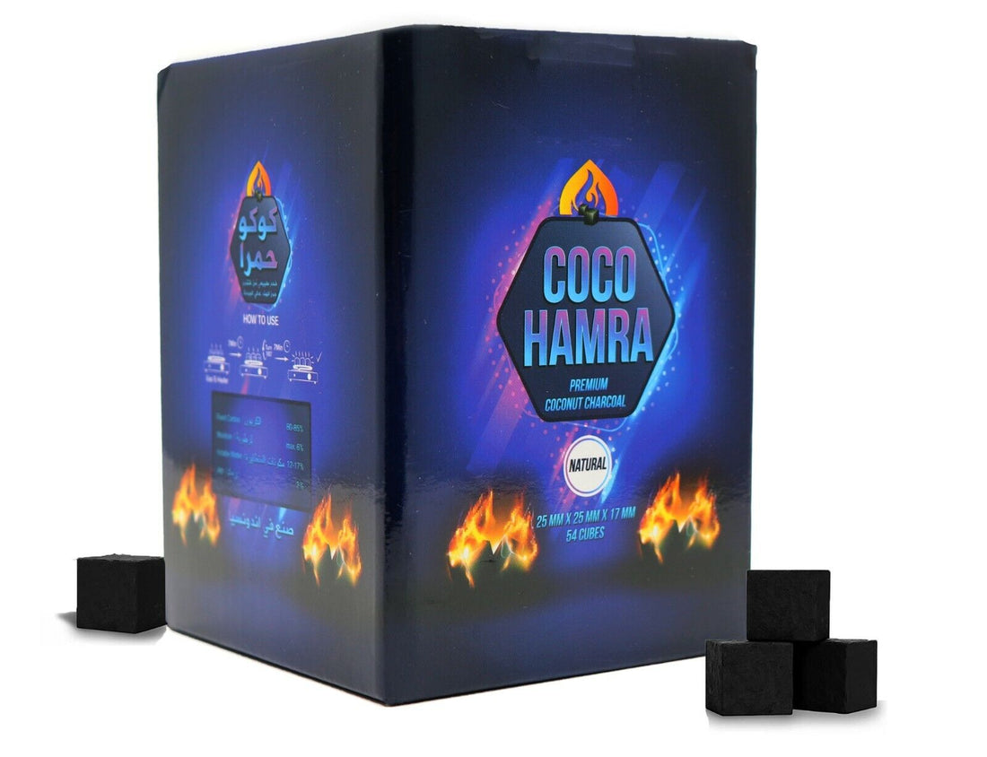 Coco Hamra Coconut Charcoal Cubes Medium 57 count